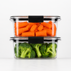 Arossim - Airtight Food Storage Container with Locking Lid – Stackable Kitchen Organizer, Available in 2, 4, 6 & 8 Compartments
