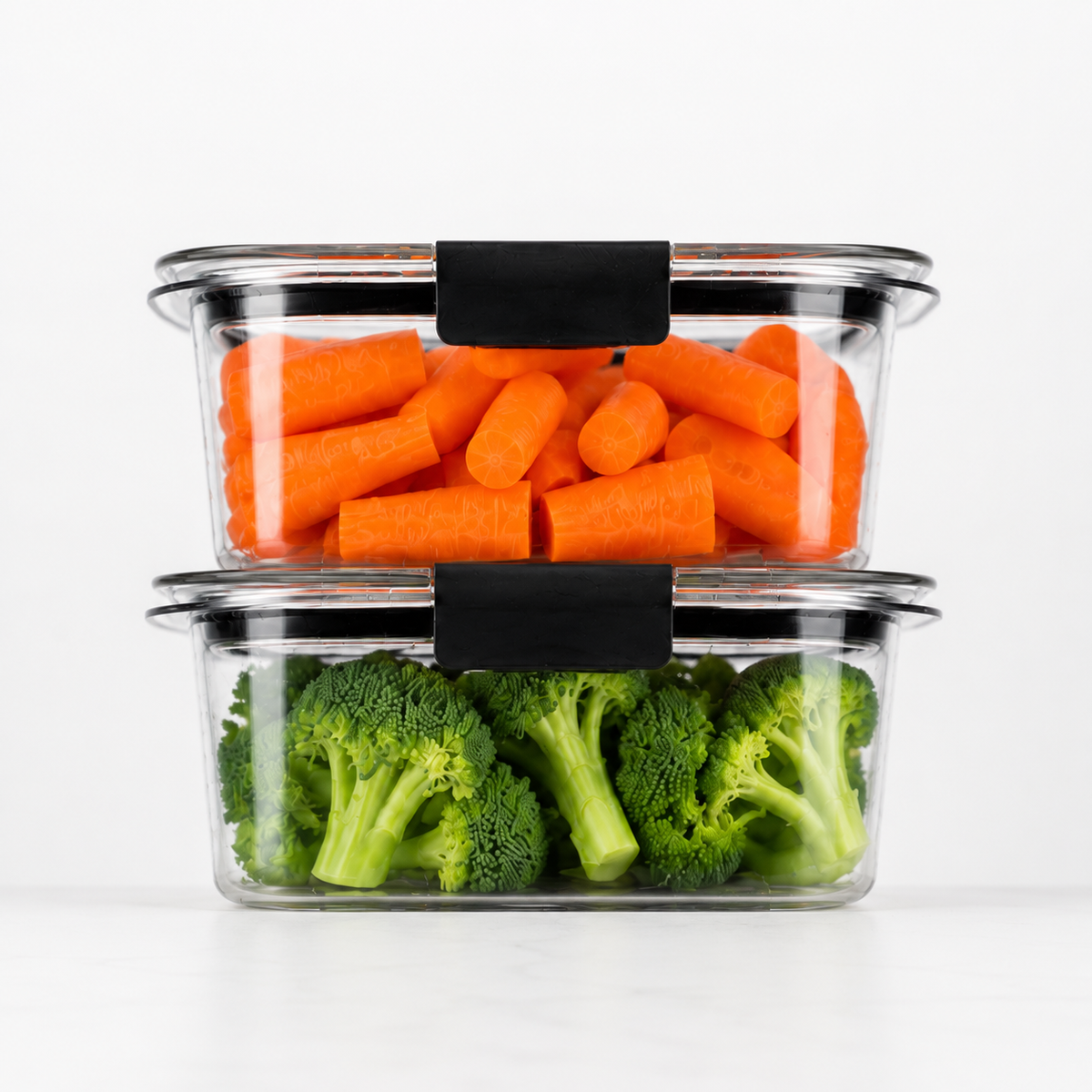 Arossim - Airtight Food Storage Container with Locking Lid – Stackable Kitchen Organizer, Available in 2, 4, 6 & 8 Compartments