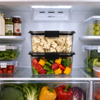 Arossim - Airtight Food Storage Container with Locking Lid – Stackable Kitchen Organizer, Available in 2, 4, 6 & 8 Compartments