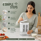 Multi-Purpose Food Strainer & Drainer Container – 2-in-1 Yogurt, Paneer, Cheese & Dairy Strainer with Storage Container