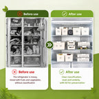 8-Compartment Food Storage Container with Airtight Lid, Portable Handle & 4 Clip Lock | Multi-Section Fresh Food Organizer