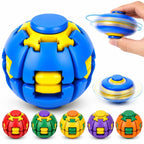 Arossim 360° Rotating Fidget Ball – Sensory Stress Relief Toy for Kids & Adults ( Multicolor )