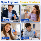 Arossim 360° Rotating Fidget Ball – Sensory Stress Relief Toy for Kids & Adults ( Multicolor )