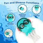 Dancing Jellyfish Baby Toy with Music, Lights & 360° Rotation – Colorful Crawling & Sensory Toy for Kids